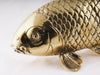 Brass Fish Statue Living Room Table Decor