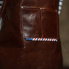 Genuine Leather Cooks Apron with Utility Pockets for BBQ and Grilling