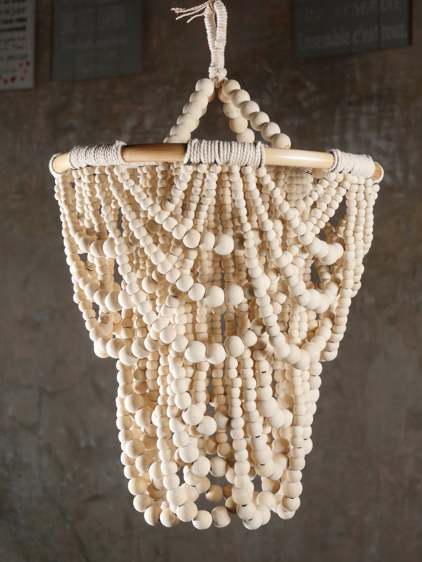 Beaded Chandelier Roof Wall Lampshade