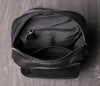 Leather chest crossbody sling bag for men