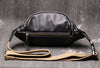 Men’s genuine leather chest sling bag