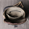 Men's top grain leather crossbody chest sling bag