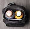 Leather chest crossbody sling bag for men