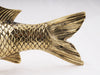 Brass Fish Statue Living Room Table Decor