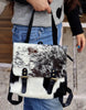 Black White Hair On Cowhide Backpack