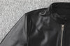Men Slim-Fit Real Sheepskin Leather Jacket