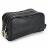 Leather Dopp Kit Bag for Men with Combination Lock