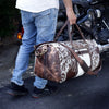 Handmade Cowhide Duffel Bag With Shoe Compartment