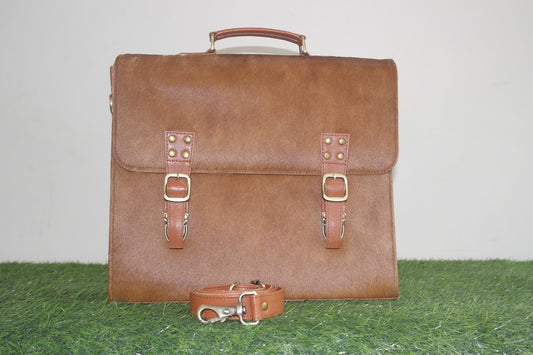 Cowhide Hair On Briefcase Bag