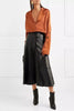 Genuine Leather Party Long Skirt