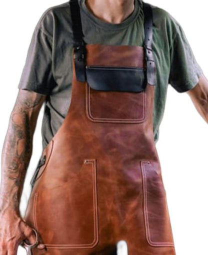 Woodworking Genuine Leather Apron