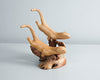 Wooden Otter Sculpture Table Decor