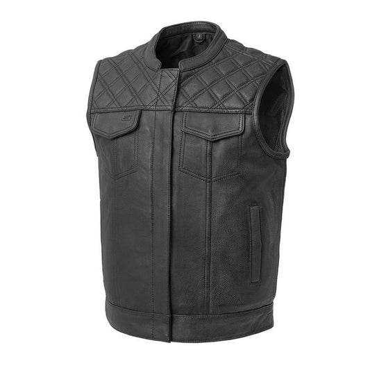 Black Real Sheep Leather Unisex Vest
