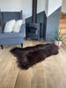 Dark Brown Sheepskin Rug