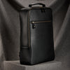 Genuine Leather Black Backpack