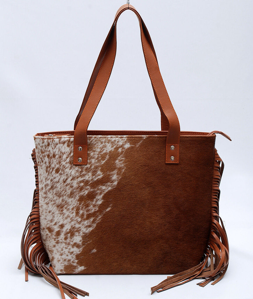 Cowhide Shoulder Bag In Unique And Real Patterns.