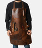 Brown Leather Work Tool Apron