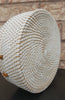 White Round Rattan Bag Made In Bali.