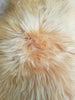 Original Genuine Dyed Orange Sheepskin Rug Fur Carpet