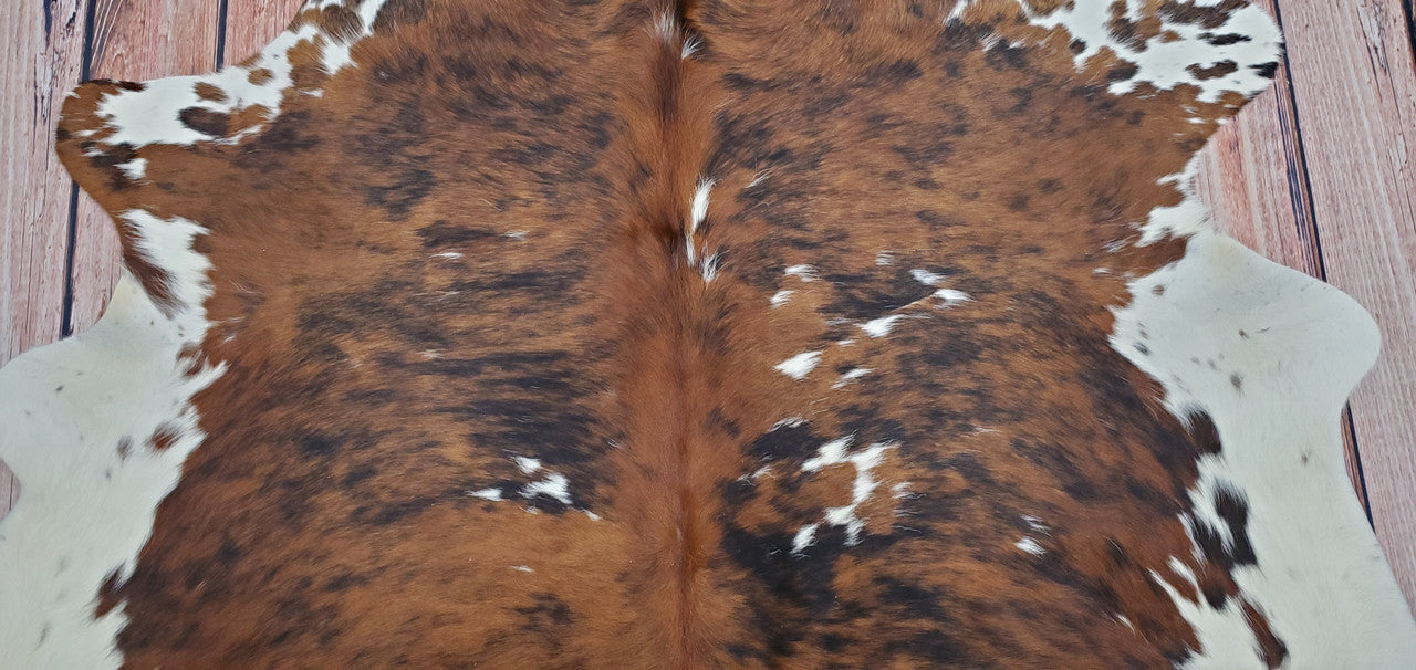 Stunning Unique Oversized Cowhide Rug 75 X 75 Inches