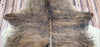 Extra Large Brown Black Striped Cowhide Rug 7.5ft x 6.5ft