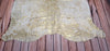 Brazilian Large Gold Cowhide Rug 90 x 86 inches