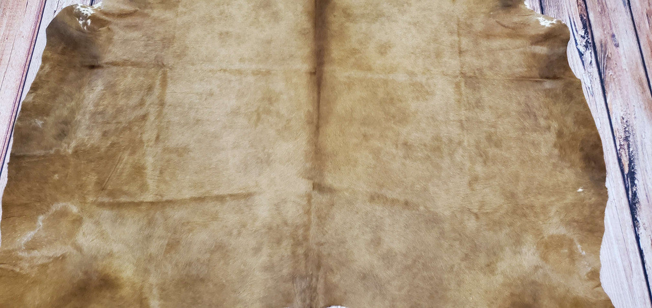Champagne Brown Cowhide Rug Brazilian 84 X 75 Inches
