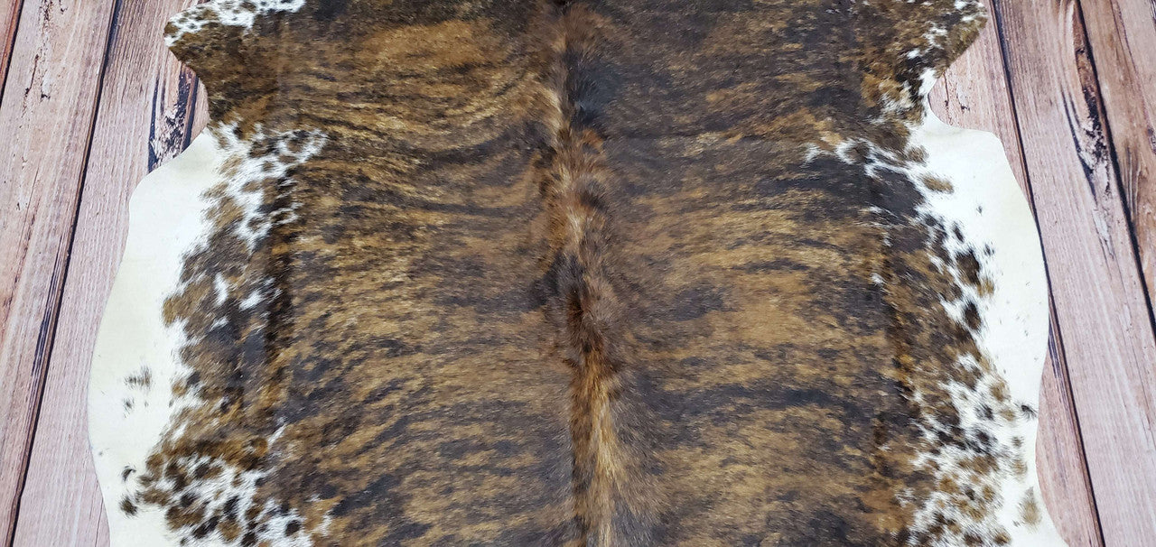 Coffee Brown Cowhide Rug 75 X 68 Inches