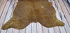 Extra Small Dark Brown Cowhide Rug 5.4ft x 5.6ft