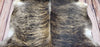 Dark Brindle Cowhide Rug 7ft x 6ft