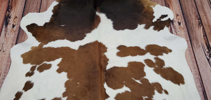 Large Tricolor Cow Hide Rug