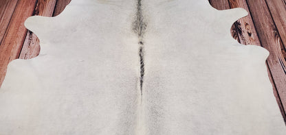 Beautiful Grey Cowhide Rug  7.9ft X 6.6ft