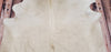 Exotic Beige Taupe Cowhide Rug 7.3ft x 6.5ft