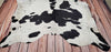 Cow Skin Rug Black And White 7.2ft X 6.6ft