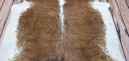 Exotic Brown Chevron Cowhide Rug 92 X 77 Inches