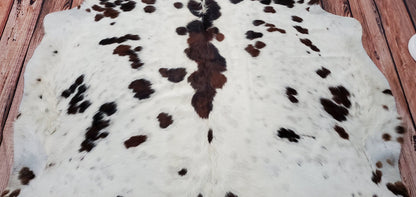 Spotted Tricolor Cowhide Rug 7ft x 6.6ft