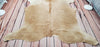 Brazilian Pure Beige Cowhide Rug 7.2ft x 6.6ft