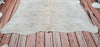 Large Cowhide Rug Grey Brindle 6.6ft x 6.6ft