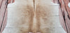 Gray Beige Tan Cowhide Rug 6.5ft x 6.2ft