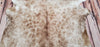 Speckled Taupe Beige Cowhide Rug 6.3ft x 5.6ft