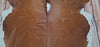 Solid Brown Hereford Cowhide Rug 6.6ft x 6ft