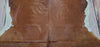 Solid Brown Hereford Cowhide Rug 6.6ft x 6ft