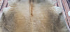 Brazilian Champagne Beige Brown Cowhide Rug 7.5ft x 6.8ft
