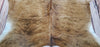 Brown Brindle Cowhide Rug  6.6ft x 6.2ft