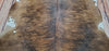 Brindle Brown Hereford Cowhide Rug 6.6ft x 6.7ft