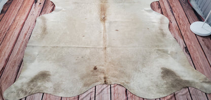 The natural markings on these cowhide rugs is what makes these unique, its soft, smooth and free shipping all over Canada.
