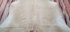 Solid Beige Cowhide Rug 6.6ft x 6.5ft