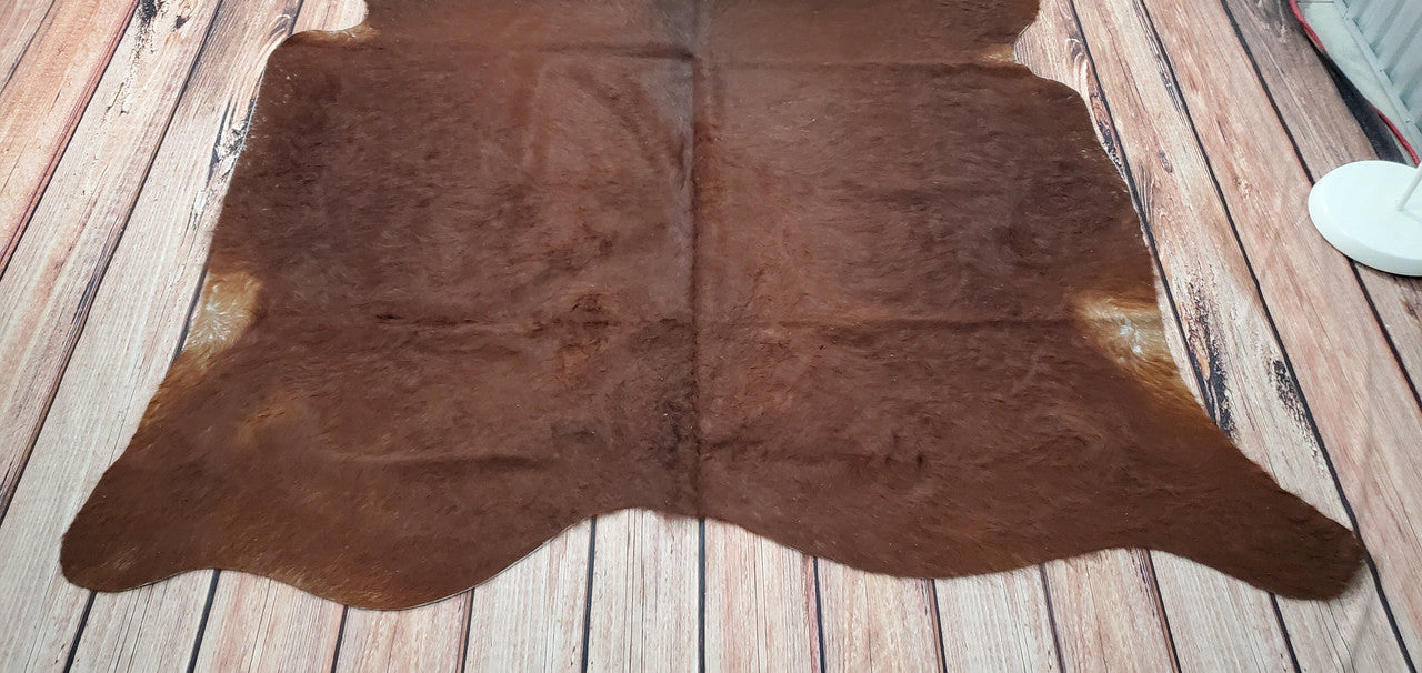 Natural Cowhide Rug 5.4ft x 6ft