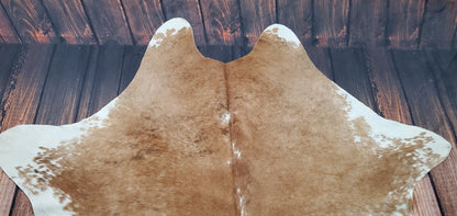 Extra Large Salt And Pepper Cowhide Rug 7.5ft x 6.4ft