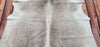 Authentic Cowhide Rug Grey Ivory 6.2ft x 6ft